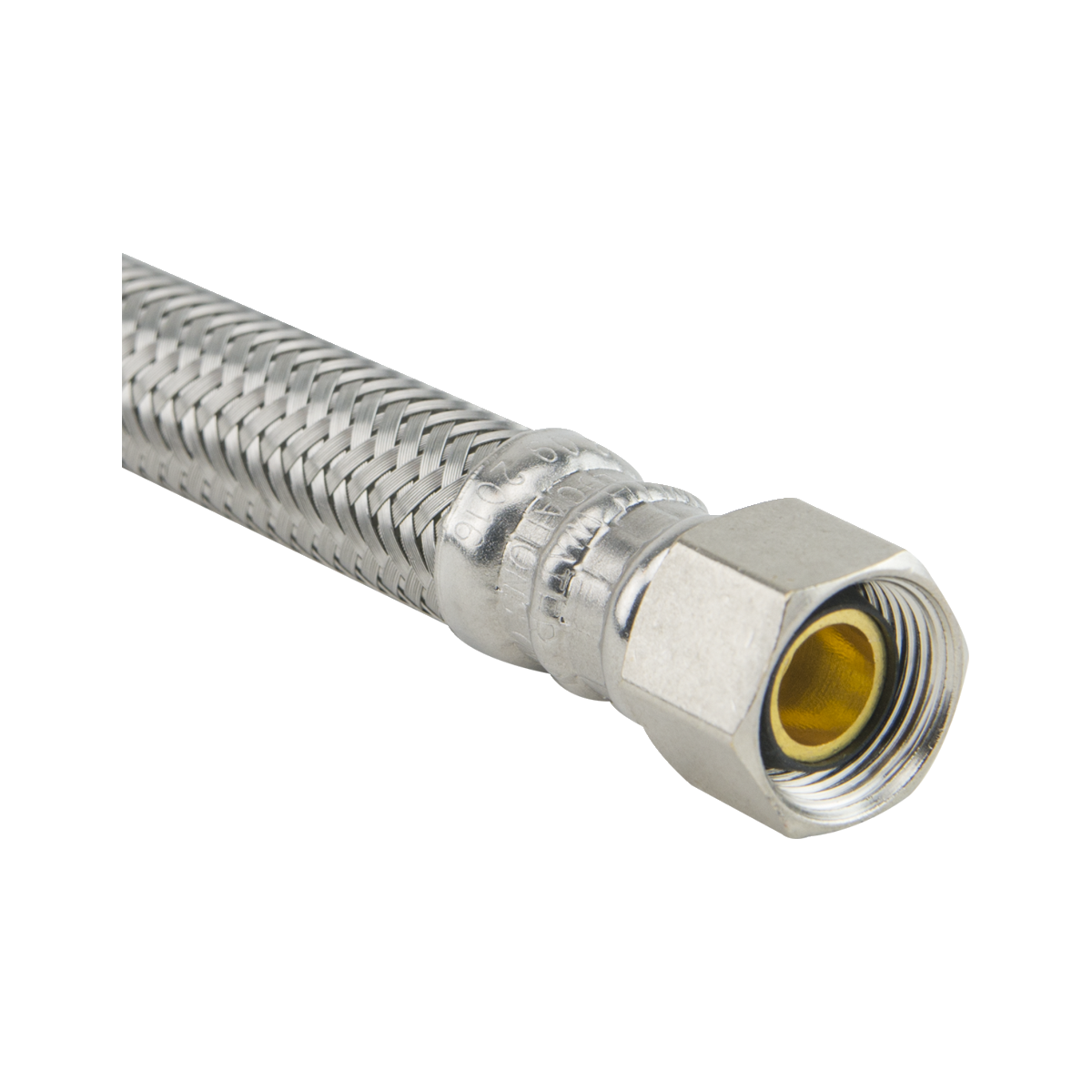 3/8 in. Compression x 1/2 in. FIP Braided Stainless Steel Faucet